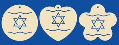 דגל עצמאות קרטון קשיח