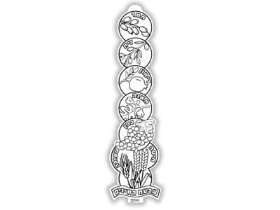 מובייל שבעת המינים דו צדדי