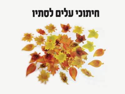 חיתוכי עליים ליצירה והדבקה